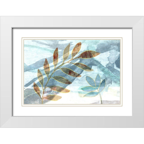 Meadow Scent White Modern Wood Framed Art Print with Double Matting by Naskrent, Delores