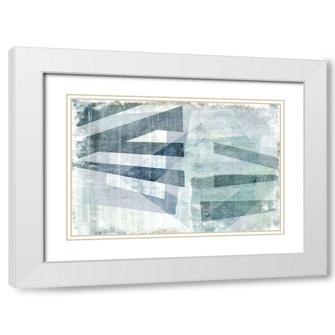 Sill Plate White Modern Wood Framed Art Print with Double Matting by Naskrent, Delores
