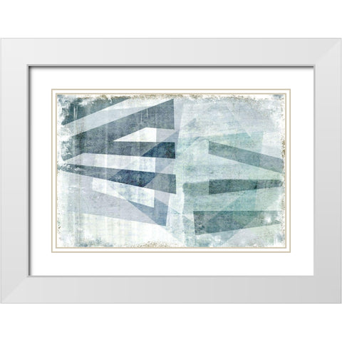 Sill Plate White Modern Wood Framed Art Print with Double Matting by Naskrent, Delores