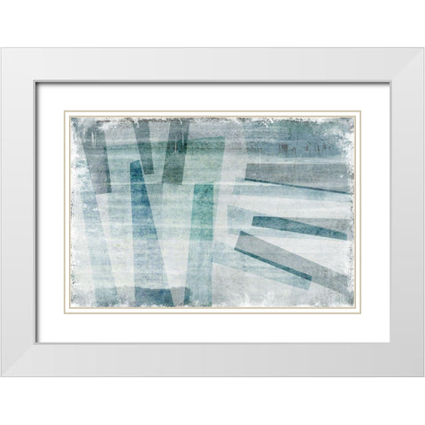 Bridging White Modern Wood Framed Art Print with Double Matting by Naskrent, Delores