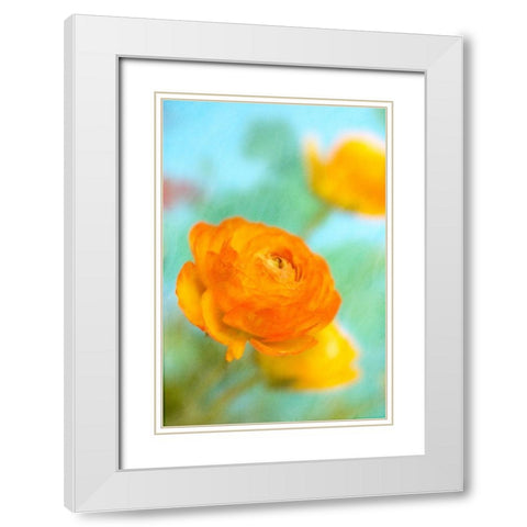 Bright White Modern Wood Framed Art Print with Double Matting by Stalus, Judy