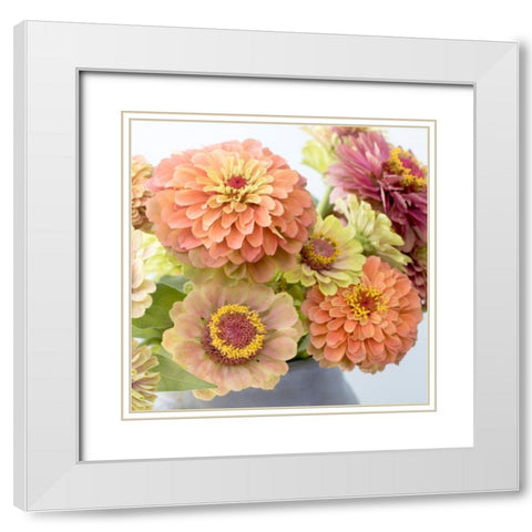 Summer White Modern Wood Framed Art Print with Double Matting by Stalus, Judy