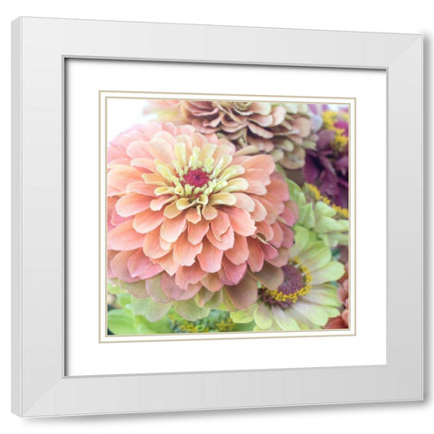 Elegant White Modern Wood Framed Art Print with Double Matting by Stalus, Judy