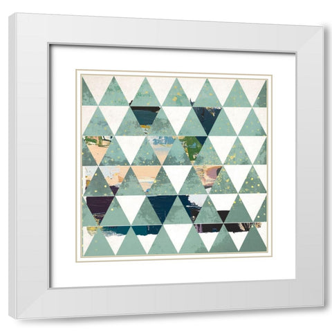 Dimension I White Modern Wood Framed Art Print with Double Matting by Smith, Karen