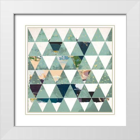 Dimension I White Modern Wood Framed Art Print with Double Matting by Smith, Karen