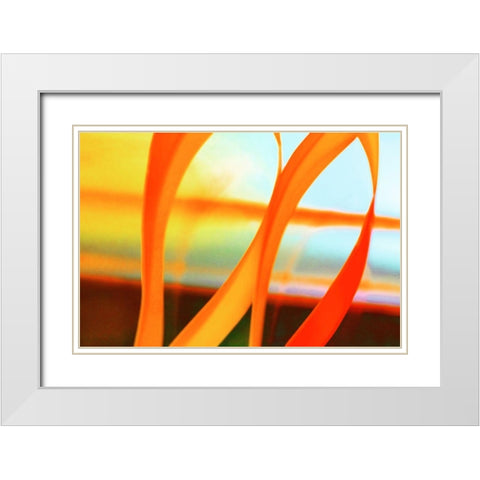 Sun Sky III White Modern Wood Framed Art Print with Double Matting by Surma And Guillen
