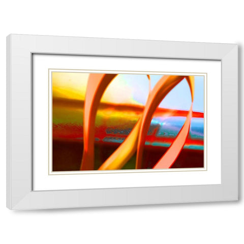 Sun Sky IV White Modern Wood Framed Art Print with Double Matting by Surma And Guillen