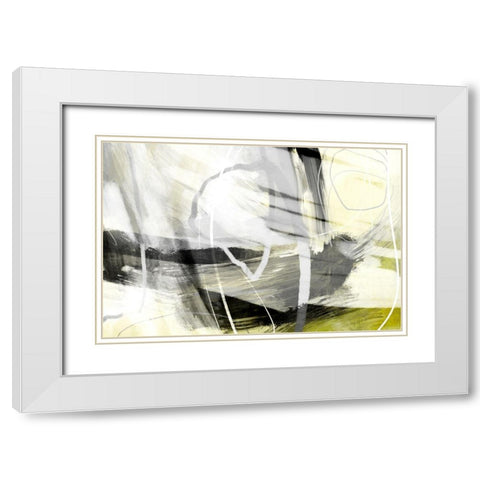 Shout it Out White Modern Wood Framed Art Print with Double Matting by Naskrent, Delores