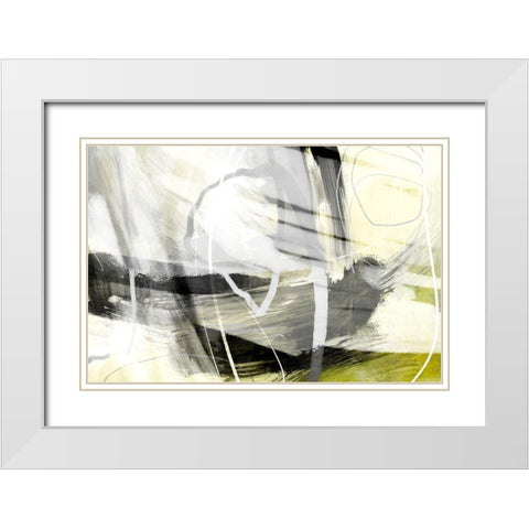 Shout it Out White Modern Wood Framed Art Print with Double Matting by Naskrent, Delores