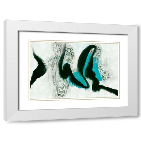 Purposeful Potency White Modern Wood Framed Art Print with Double Matting by Naskrent, Delores