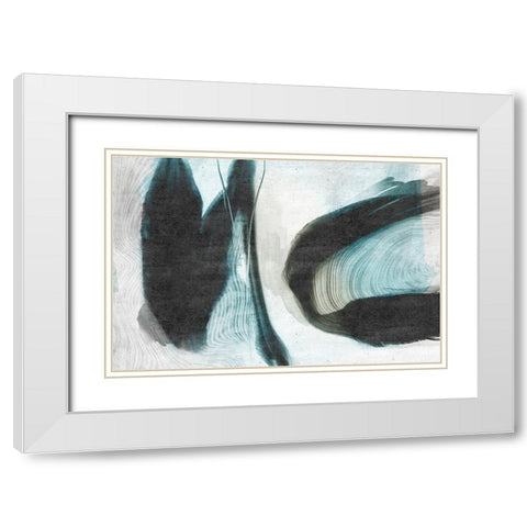 Overcome White Modern Wood Framed Art Print with Double Matting by Naskrent, Delores