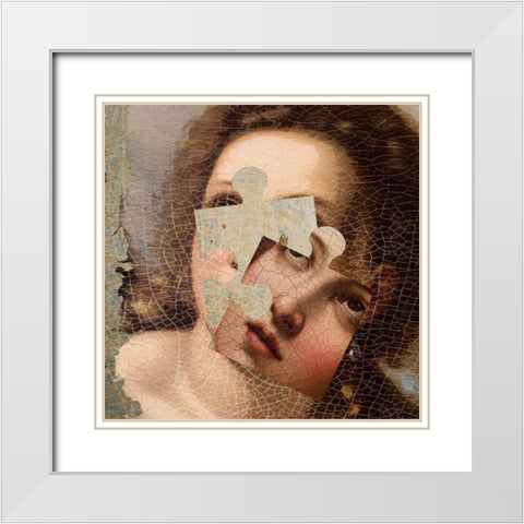 Mastermispiece White Modern Wood Framed Art Print with Double Matting by Smith, Karen