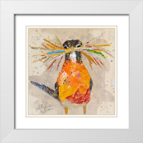 Hope White Modern Wood Framed Art Print with Double Matting by St Hilaire, Elizabeth