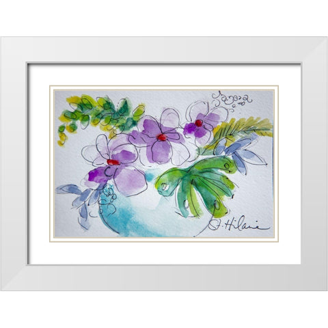 My Sweetheart White Modern Wood Framed Art Print with Double Matting by St Hilaire, Elizabeth