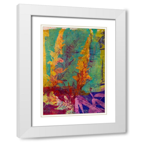Wander White Modern Wood Framed Art Print with Double Matting by St Hilaire, Elizabeth