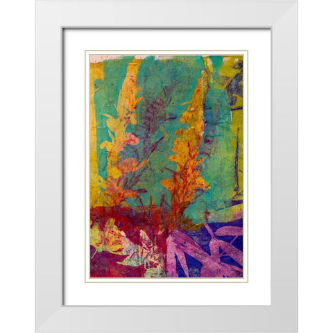 Wander White Modern Wood Framed Art Print with Double Matting by St Hilaire, Elizabeth
