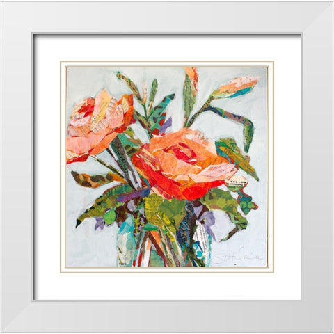 Hacienda Dream White Modern Wood Framed Art Print with Double Matting by St Hilaire, Elizabeth