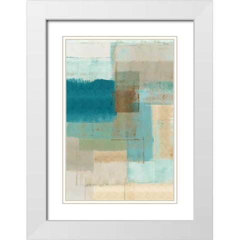 Summer Daze II White Modern Wood Framed Art Print with Double Matting by Kouta, Flora