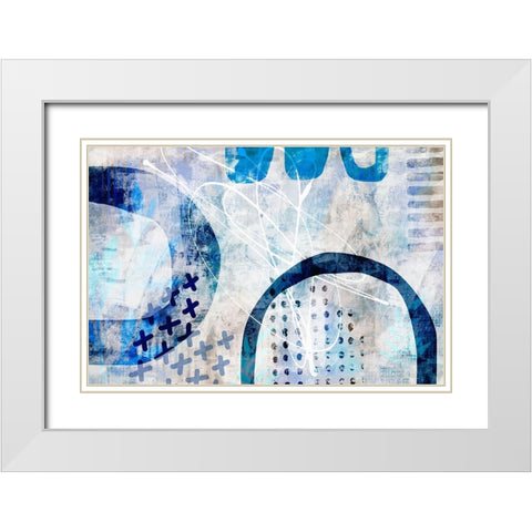 Secret Escape III White Modern Wood Framed Art Print with Double Matting by Haase, Andrea