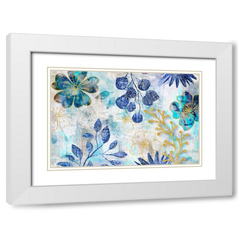 Fantasy Garden I White Modern Wood Framed Art Print with Double Matting by Haase, Andrea
