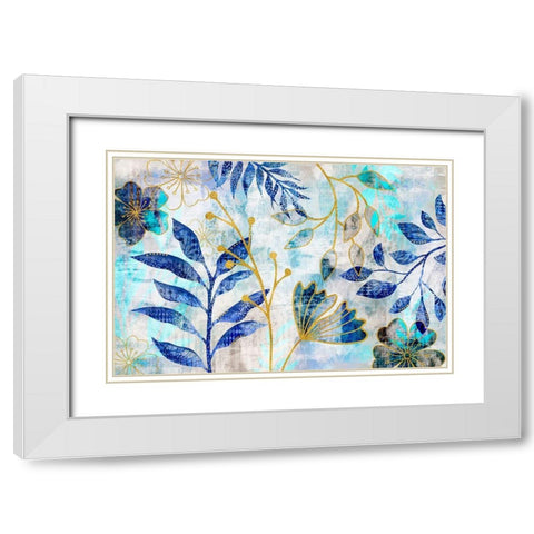 Fantasy Park I White Modern Wood Framed Art Print with Double Matting by Haase, Andrea