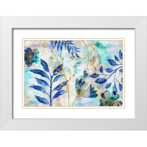 Fantasy Park I White Modern Wood Framed Art Print with Double Matting by Haase, Andrea