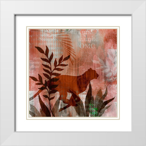 Cheetah of Africa I White Modern Wood Framed Art Print with Double Matting by Haase, Andrea