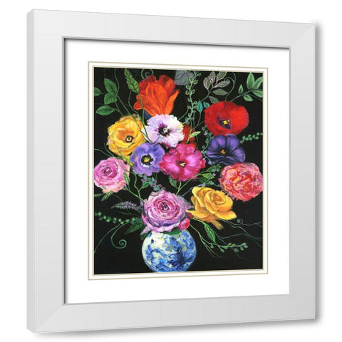 Fresh Pics I White Modern Wood Framed Art Print with Double Matting by Joy, Julie