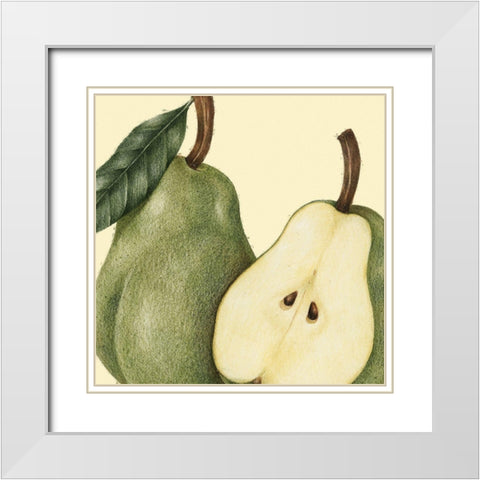 JuiceyFruit II White Modern Wood Framed Art Print with Double Matting by Hunziker, Steve