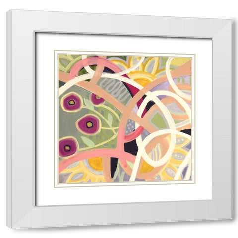 Dreamy White Modern Wood Framed Art Print with Double Matting by Eaton, Winnie