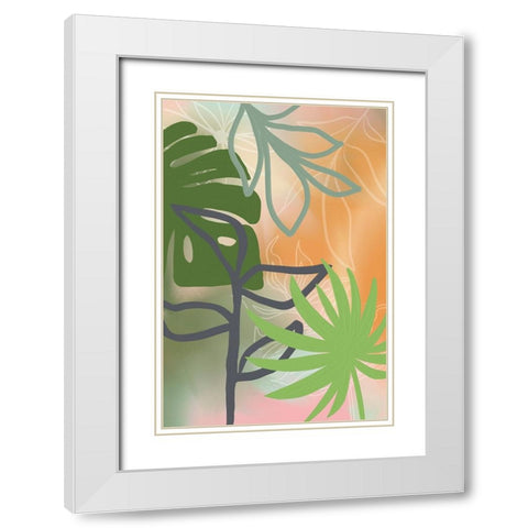 A Walk in the Park White Modern Wood Framed Art Print with Double Matting by Haase, Andrea