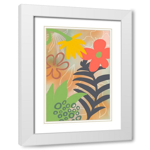 In my Patio White Modern Wood Framed Art Print with Double Matting by Haase, Andrea