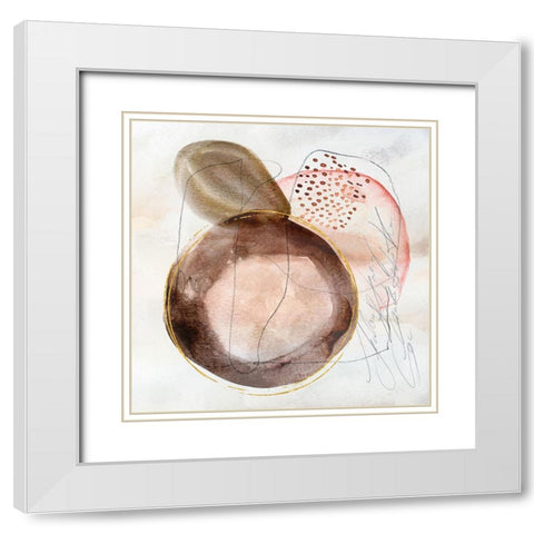 Moody Memories White Modern Wood Framed Art Print with Double Matting by Haase, Andrea