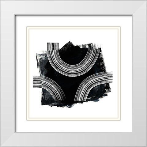 Inside Out II White Modern Wood Framed Art Print with Double Matting by Haase, Andrea