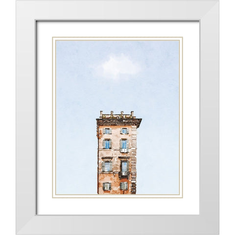 The Apartment White Modern Wood Framed Art Print with Double Matting by Curinga, Kim