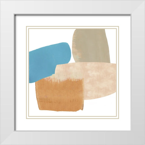 Balancing II White Modern Wood Framed Art Print with Double Matting by Kouta, Flora