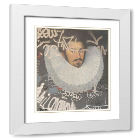 John Bettes the Younger, With a Touch of Modern White Modern Wood Framed Art Print with Double Matting by Orlov, Irena