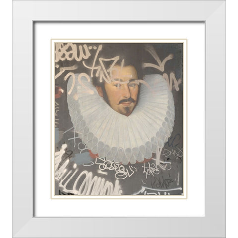 John Bettes the Younger, With a Touch of Modern White Modern Wood Framed Art Print with Double Matting by Orlov, Irena