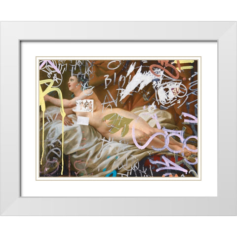 Jean-Baptiste Marie Pierre Danae, With a Touch of Modern White Modern Wood Framed Art Print with Double Matting by Orlov, Irena