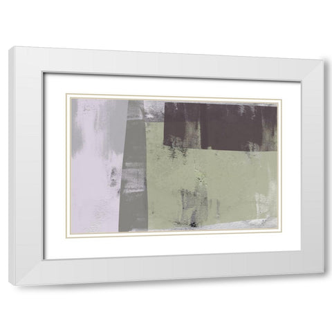 Glitch VIII White Modern Wood Framed Art Print with Double Matting by Orlov, Irena