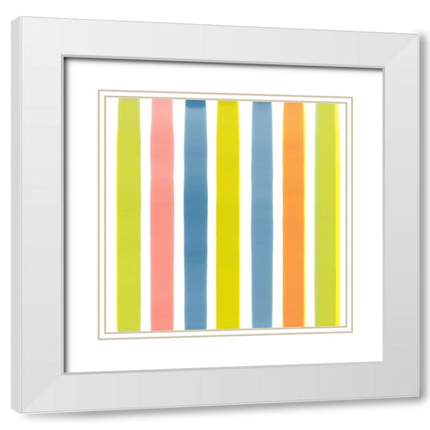 Whippersnapper I White Modern Wood Framed Art Print with Double Matting by Schlotzhauer, Jim