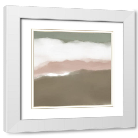 Cielo Vista I White Modern Wood Framed Art Print with Double Matting by Schlotzhauer, Jim