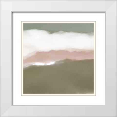 Cielo Vista I White Modern Wood Framed Art Print with Double Matting by Schlotzhauer, Jim