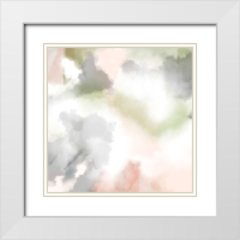 Ambidextrous I White Modern Wood Framed Art Print with Double Matting by Schlotzhauer, Jim