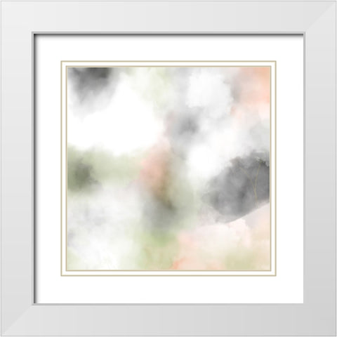 Ambidextrous II White Modern Wood Framed Art Print with Double Matting by Schlotzhauer, Jim