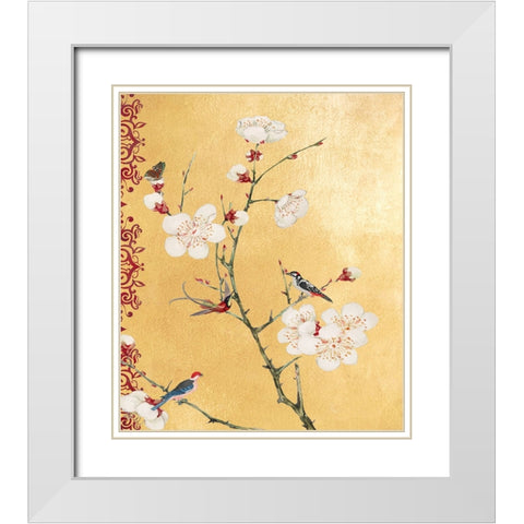Regality I White Modern Wood Framed Art Print with Double Matting by Smith, Karen