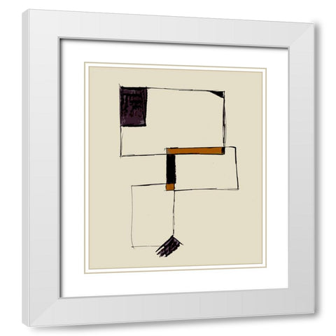 Boxset II White Modern Wood Framed Art Print with Double Matting by Smith, Karen
