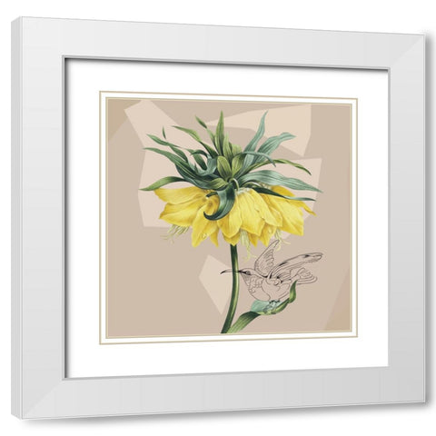 Shelter II White Modern Wood Framed Art Print with Double Matting by Smith, Karen