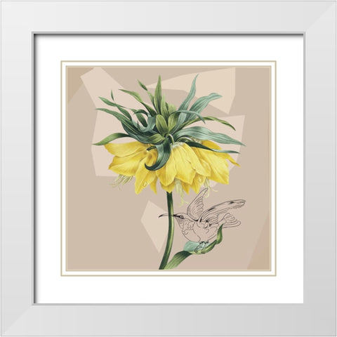 Shelter II White Modern Wood Framed Art Print with Double Matting by Smith, Karen