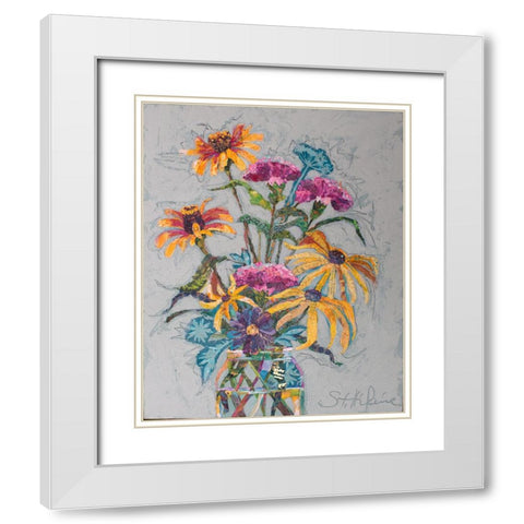 Hudson Valley Spring White Modern Wood Framed Art Print with Double Matting by St Hilaire, Elizabeth